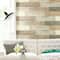 Roommates Distressed Barn Wood Plank Peel & Stick Giant Wall Decals